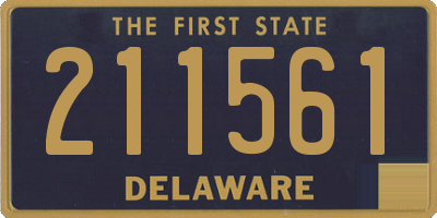 DE license plate 211561