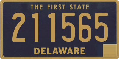 DE license plate 211565