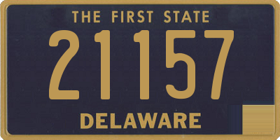 DE license plate 21157