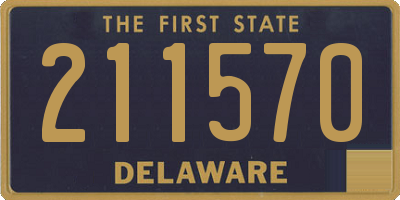 DE license plate 211570