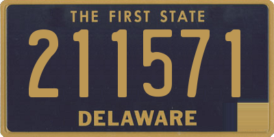 DE license plate 211571