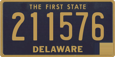 DE license plate 211576