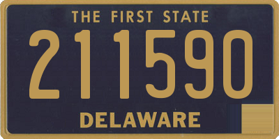 DE license plate 211590