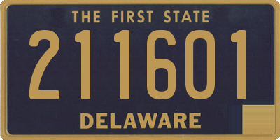 DE license plate 211601