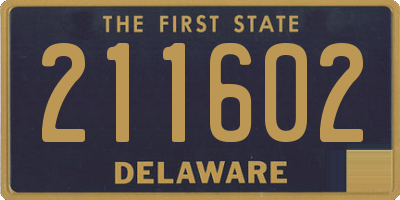 DE license plate 211602