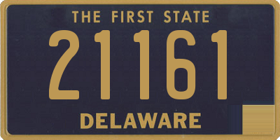 DE license plate 21161