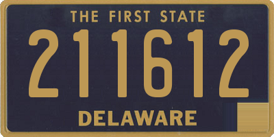 DE license plate 211612