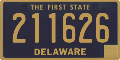 DE license plate 211626