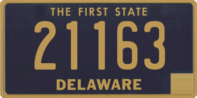 DE license plate 21163