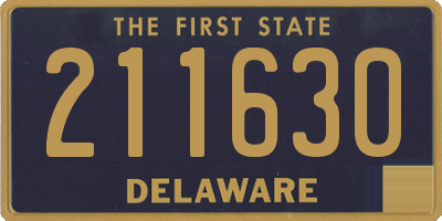 DE license plate 211630