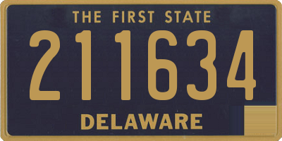 DE license plate 211634