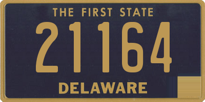 DE license plate 21164
