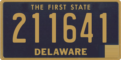 DE license plate 211641