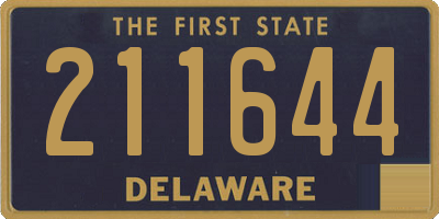 DE license plate 211644