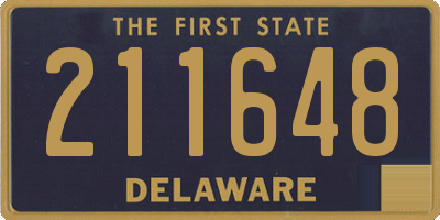 DE license plate 211648