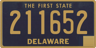 DE license plate 211652