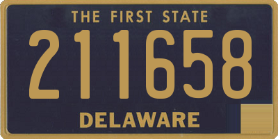 DE license plate 211658