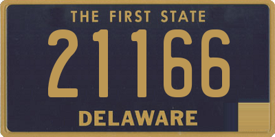 DE license plate 21166