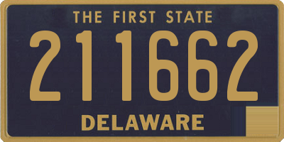 DE license plate 211662