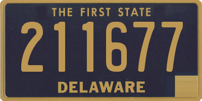 DE license plate 211677