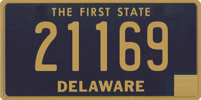 DE license plate 21169