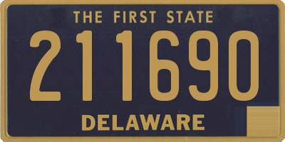 DE license plate 211690