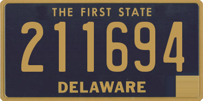 DE license plate 211694
