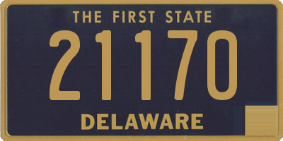 DE license plate 21170