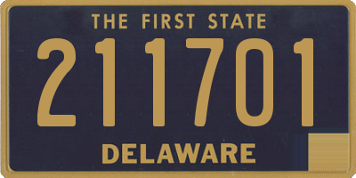 DE license plate 211701