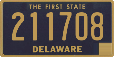 DE license plate 211708