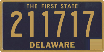 DE license plate 211717