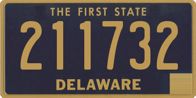 DE license plate 211732