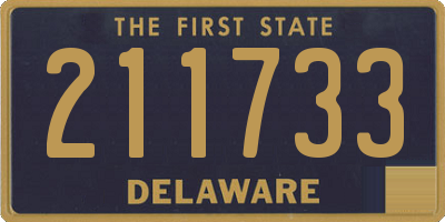 DE license plate 211733