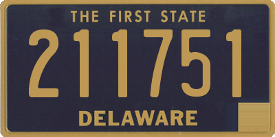 DE license plate 211751