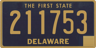 DE license plate 211753