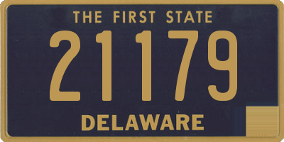 DE license plate 21179