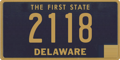 DE license plate 2118