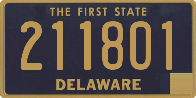 DE license plate 211801