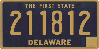 DE license plate 211812