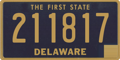 DE license plate 211817