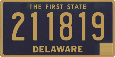 DE license plate 211819