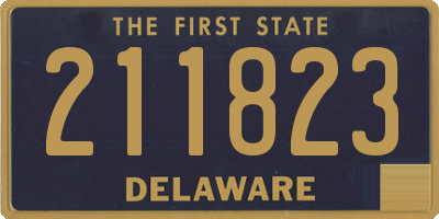 DE license plate 211823