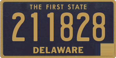 DE license plate 211828