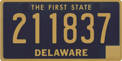 DE license plate 211837