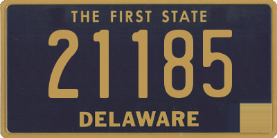 DE license plate 21185