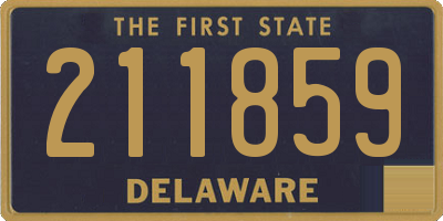 DE license plate 211859