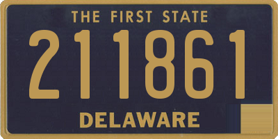 DE license plate 211861