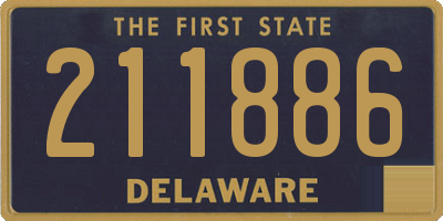 DE license plate 211886