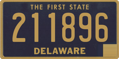 DE license plate 211896