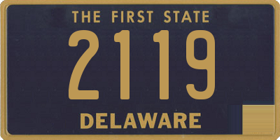 DE license plate 2119